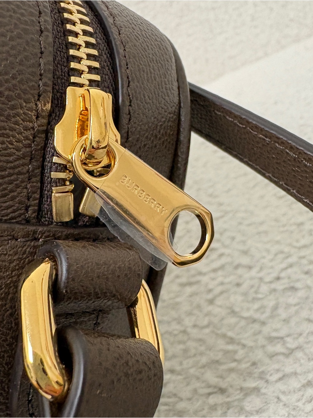 Burberry Brown Check Crossbody Bag new - Picture 6 of 11